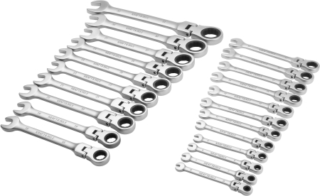 Set chei combinate cu clichet 6-32 mm, 22 piese, geanta transport (KD11053) [7]