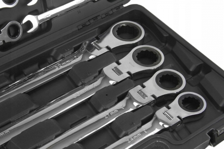 Set chei combinate cu clichet articulate 13 piese 8-32mm (M58613) [3]