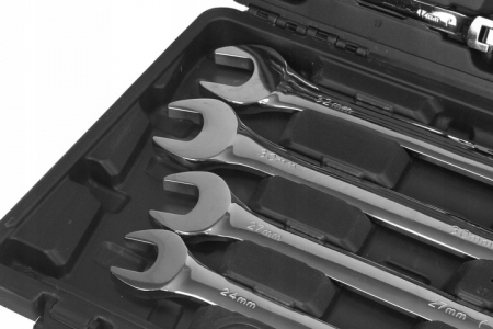 Set chei combinate cu clichet articulate 13 piese 8-32mm (M58613) [1]