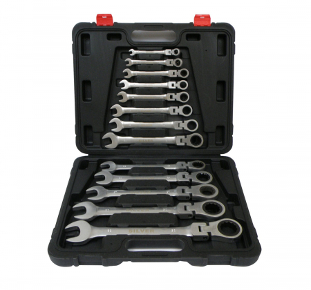Set chei combinate cu clichet articulate 13 piese 8-32mm (SK-013-01) [1]