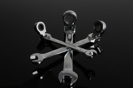 Set chei combinate cu clichet scurte CrV 8 10 13 mm (M58590) [4]