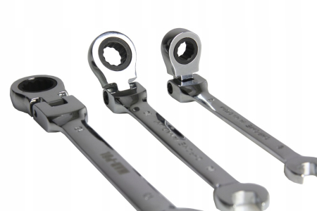Set chei combinate cu clichet scurte CrV 8 10 13 mm (M58590) [1]