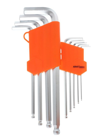 Set chei hexagonale imbus 9 piese 1.5 - 10 mm (KD10896) [0]