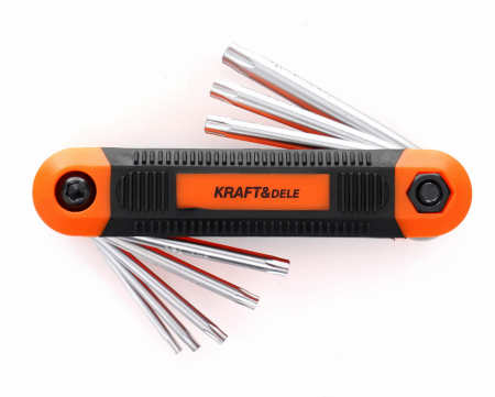 Set chei hexagonale imbus pliabile tip briceag 8 elemente (KD11934) [1]