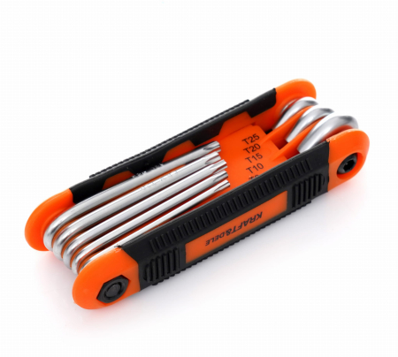 Set chei hexagonale imbus pliabile tip briceag 8 elemente (KD11934) [10]