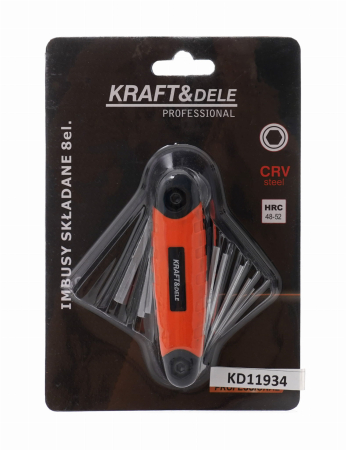 Set chei hexagonale imbus pliabile tip briceag 8 elemente (KD11934) [1]