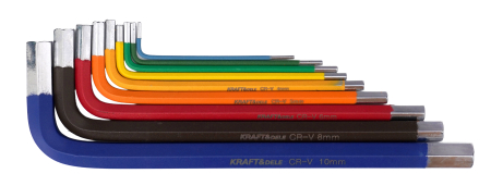 Set chei imbus HEX 9 piese, otel CR-V, 1.5-10 mm (KD11931) [6]