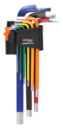 Altele - Set chei imbus HEX 9 piese, otel CR-V, 1.5-10 mm (KD11931)