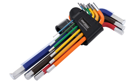 Set chei imbus HEX 9 piese, otel CR-V, 1.5-10 mm (KD11931) [1]