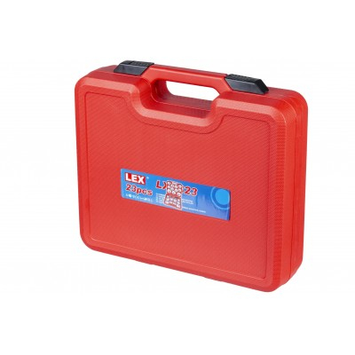 Set chei pentru filtre de ulei cu clichet, 65-101 mm, 23 piese, cu valiza (LEX23) [9]
