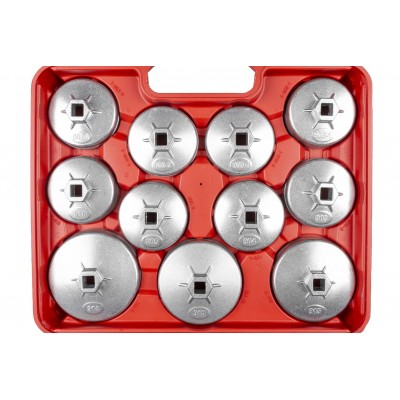 Set chei pentru filtre de ulei cu clichet, 65-101 mm, 23 piese, cu valiza (LEX23) [3]