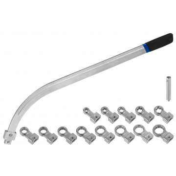 Chei speciale - Set chei pentru intinzatoare curea de distributie, inelare 12-19 mm si Torx E10-E18, 15 piese (AL-15)