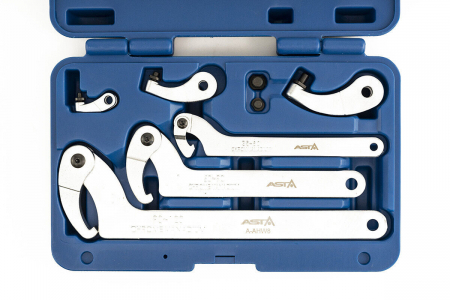 Set chei reglabile tip carlig articulate cu cioc si pin 35-120mm (A-AHW8) [1]