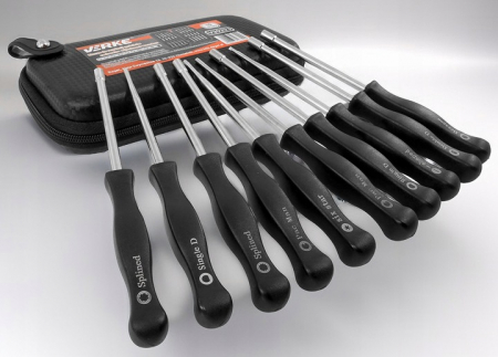 Set chei surublenita reglarea instrument reglaj carburator 10 piese (V86223) [5]