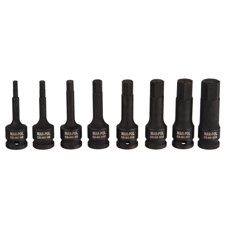 Set chei tubulare de impact Torx si Hex 1/2" pentru service auto (M58320) [2]