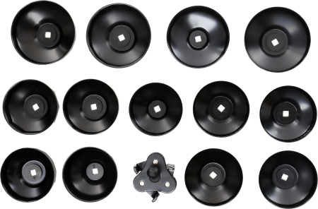 Set chei tubulare pentru filtru ulei 30 piese cu cheie reglabila 65-120mm (KD10502) [3]