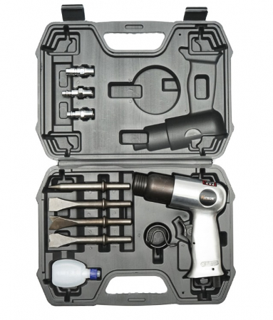 Aparat gaurit / ciocan - Set ciocan pneumatic dalta cu valiza accesorii DISEG10 (BK92903)