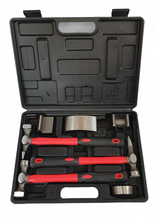 Ciocane / topoare - Set ciocane stecluri nicovala 7 piese caroserie auto (S11020)
