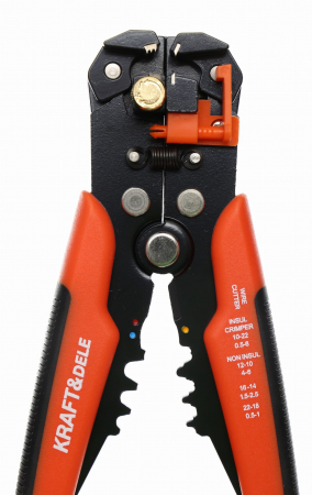 Set cleste pentru decablat si sertizat cabluri, accesorii incluse 260 elemente (KD10543) [4]
