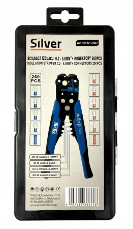 Set cleste pentru decablat si sertizat cabluri, accesorii incluse 260 elemente (S10567) [3]