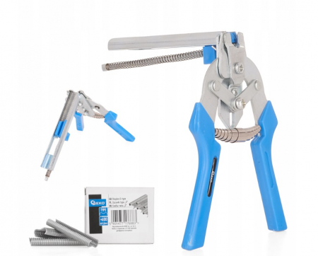 Set cleste pentru legat fixat plasa de sarma 600 capse tip E (G33210) [0]