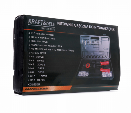 Set cleste pistol nituit piulite M3-M10 110piese (KD10556) [12]