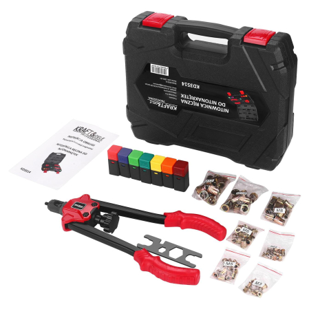 Produse noi (necategorizate) - Set cleste pistol nituit piulite M3-M12 (KD3514)