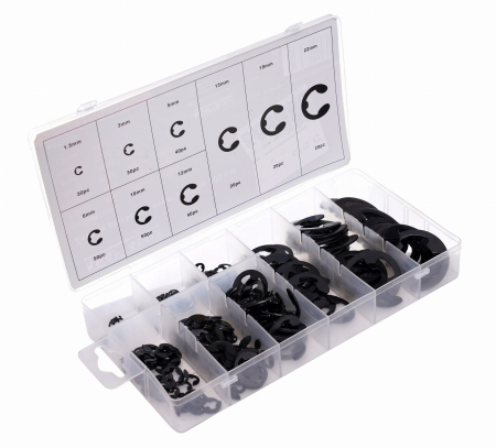 Set clipsuri inel blocare siguranta tip E 300piese (KD10484) [1]