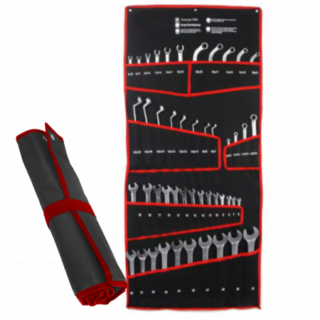 Biti hex/torx/spline - Set complet 47 chei combinate inelare torx tip C semideschise cotite 6-32mm (KD10999)