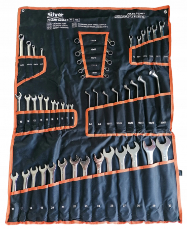 Set complet 47 chei combinate inelare torx tip C semideschise cotite 6-32mm (S10987) [2]