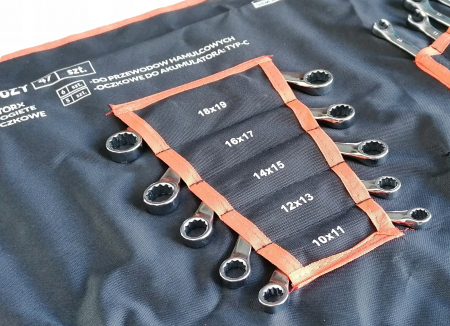 Set complet 47 chei combinate inelare torx tip C semideschise cotite 6-32mm (S10987) [5]