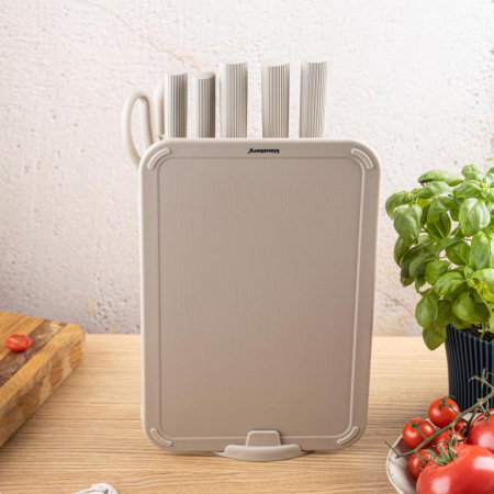 Set complet bucatarie material plastic si otel inoxidabil bej (KB-7978) [9]