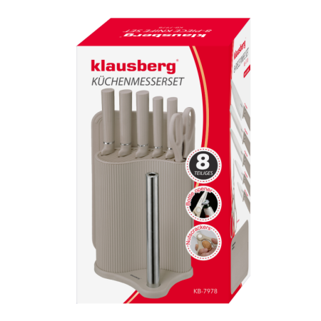 Set complet bucatarie material plastic si otel inoxidabil bej (KB-7978) [10]