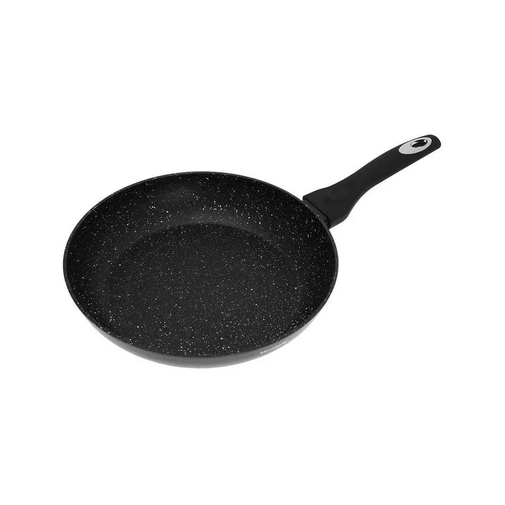 Set complet de vase pentru gatit, invelis marmura neagra 15 piese, negru (KB-7322) [5]