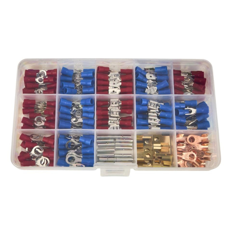 Set conectori papuci electrici capete cabluri auto izolate 300piese (KD10488) [7]