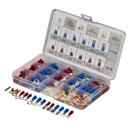 Altele - Set conectori papuci electrici capete cabluri auto izolate 300piese (KD10488)