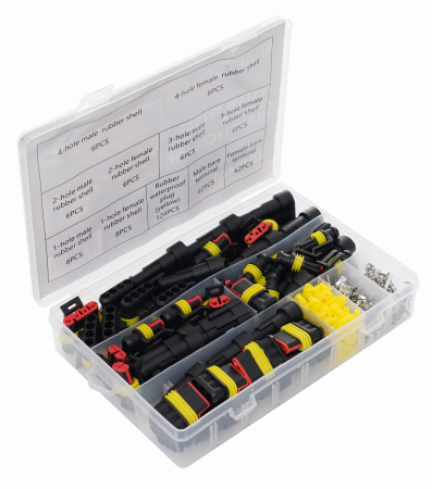 Altele - Set conectori papuci electrici ermetici senzori auto 352piese (KD10480)