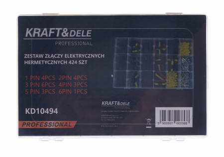 Set conectori papuci electrici ermetici senzori auto 424piese (KD10494) [3]