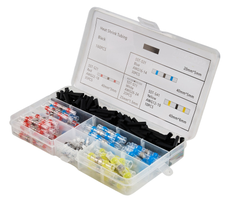 Set conectori termocontractabili cu cositor, 260 buc. (KD12677) [9]