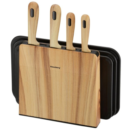 Set cutite bucatarie 8 piese cu 3 tocatoare si suport (KB-9037) [4]