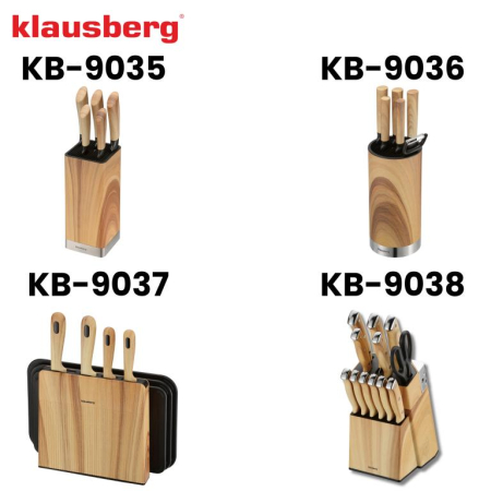 Set cutite bucatarie 8 piese cu 3 tocatoare si suport (KB-9037) [5]
