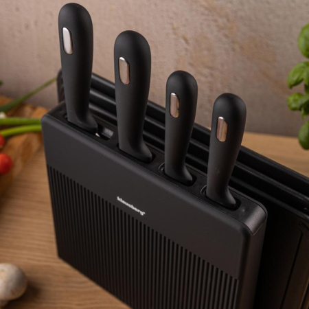 Set cutite bucatarie 8 piese cu suport si tocatoare plastic antiderapante (KB-7980) [3]