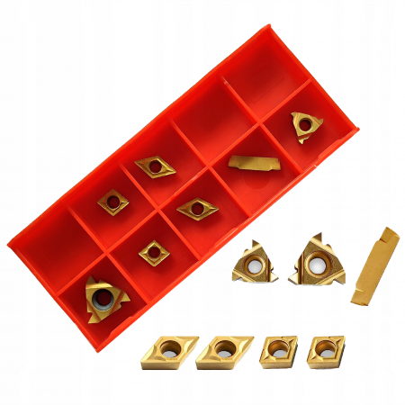 Produse noi (necategorizate) - Set cutite placi placute de schimb strung  instrument dalti strunjire 7 piese (S12030)