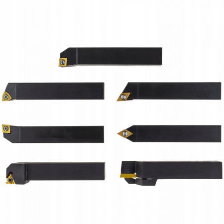Set cutite strung cu placa inlocuibila instrument dalti strunjire 20x20mm 28piese (S12022) [1]