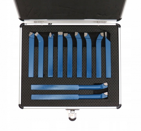 Set cutite strung instrument dalti strunjire 10x10 11piese cu valiza (M22361) [1]