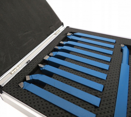 Set cutite strung instrument dalti strunjire 10x10 11piese cu valiza (M22361) [3]