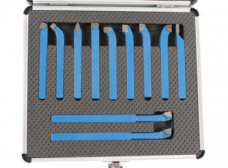 Set cutite strung instrument dalti strunjire 10x10 11piese cu valiza (S10882) [1]