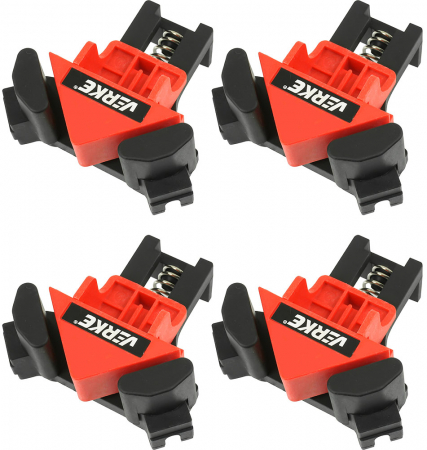 Produse noi (necategorizate) - Set de 4 cleme de colt cu strangere rapida 5-22mm si unghi ajustabil de 45° 90° (V86584)