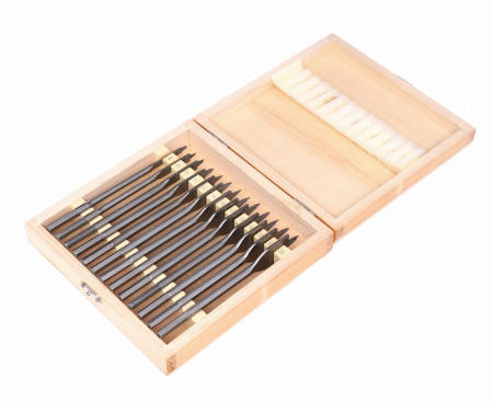 Set de burghie plate pentru lemn 13 buc (KD10549) [2]