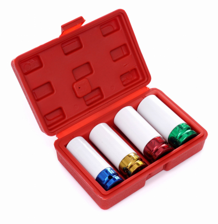 Set de chei tubulare impact 12 4 piese 17 19 21 22 mm din teflon (KD10523) [2]